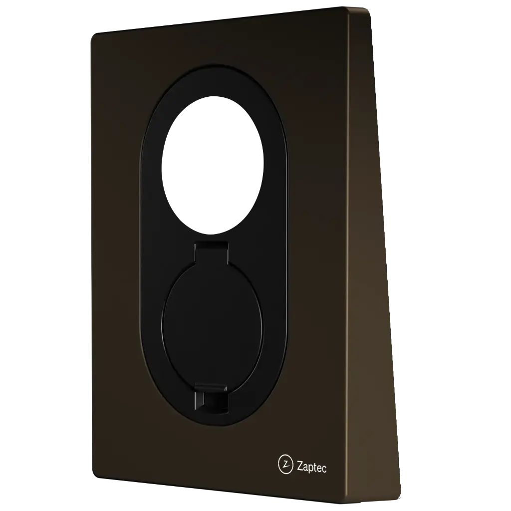 ZAPTEC: GO FRONTCOVER WOOD BROWN