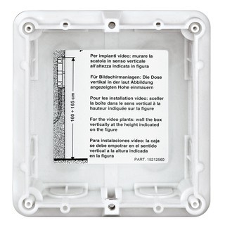 [350010] BTICINO: AVT - INBOUWDOOS 1 MODULE 